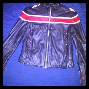 Def lepparard leather jacket